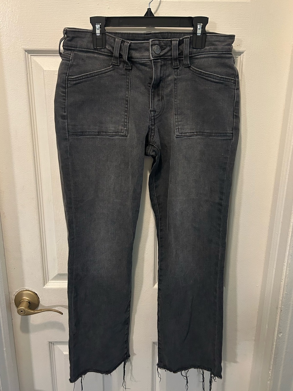 American eagle Grey denim straight jeans